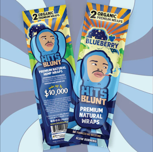 Snap Canna - Papers | Hits | 2pk Blunt Premium Organic Wraps | Blueberry
