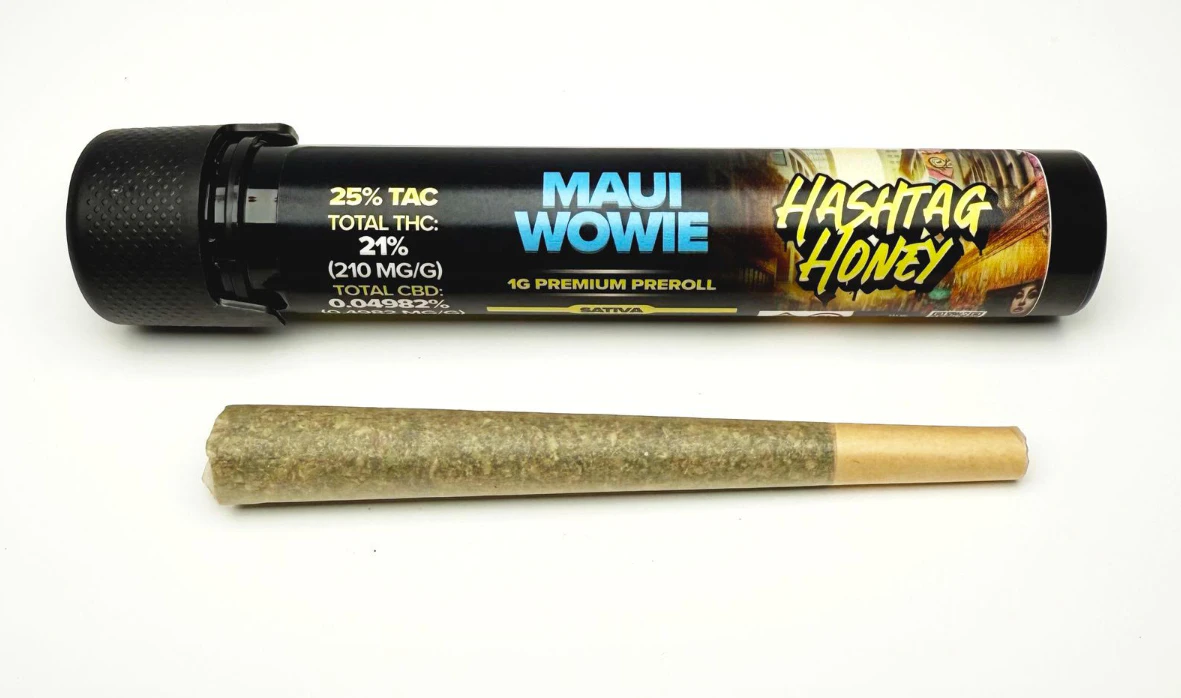 Hashtag Honey - MAUI WOWIE PREROLL - HASHTAG HONEY  - 1g Main Image