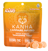 KANHA | NANO | Tangerine Twist | Sativa | 100mg THC | 10-pack