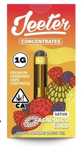 JEETER - Jeeter - Liquid Diamonds - Acapulco Gold - Vape Cart - 1g