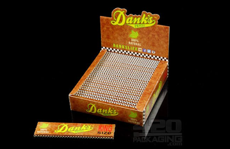 Glass - Dank's Papers 100% Natural King Size