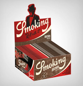 Glass - Brown King Size Smoking Papers