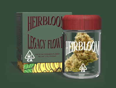 Heirbloom Legacy Flower - Heirbloom - Banana OG - 3.5g Flower