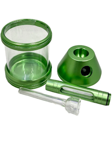 Glass - Metal Glass Bubbler