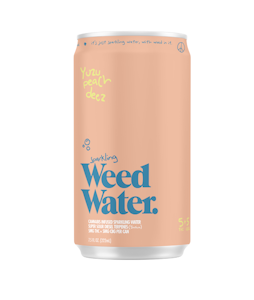WEED WATER - Yuzu Peach Sparkling Water