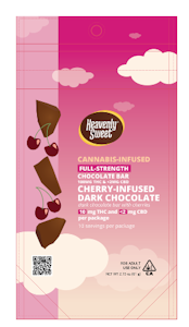 HEAVENLY SWEET - Heavenly Sweet - Dark Chocolate Cherry - Chocolate Bar - 100mg THC - (Hybrid)