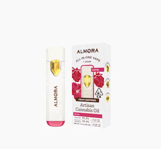 ALMORA FARMS - Almora 1G AIO Raspberry Haze Fruit Disposable
