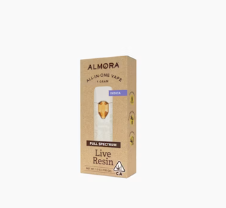 ALMORA FARMS - Almora 1G AIO Moonlight Live Resin Disposable