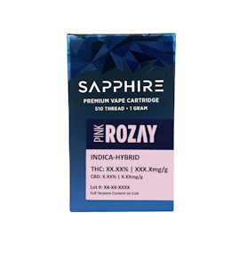 Sapphire - Pink Rozay - 1g 510 Vape