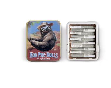 KOA - Trop Cherry - 10pk Live Resin Infused Pre-Rolls