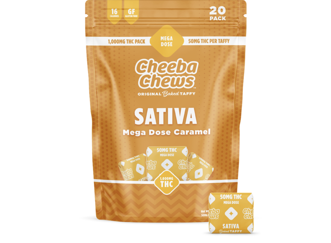 CHEEBA CHEW WAX WRAP CARAMEL | SATIVA | 1000MG
