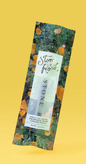 STONE ROAD - Stone Road | Pineapple Diesel  - Infused Pre-Roll | Diamond and Bubble Hash Infused Main Image