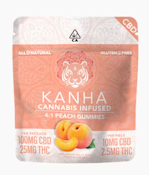 KANHA - Edible - Peach - 4:1 CBD:THC - 25MG