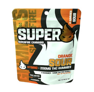 SUPERFIRE - Superfire - Sour Blue Raspberry 200MG (4x50MG)