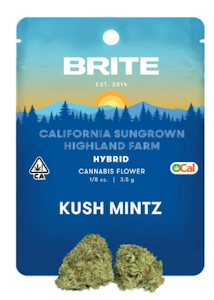 BRITE LABS - Brite Labs - HIghLand Ocal Flower - Kush Mintz - 3.5G