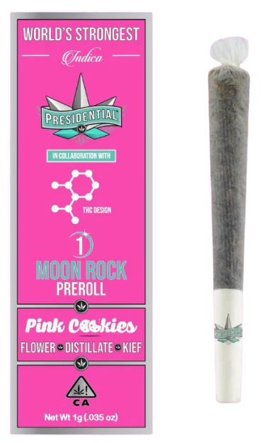 Presidential - Presidential - Moon Rock - Pink Cookies - Infused Preroll - 1.0g Main Image