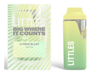 LITTLES - Littles | Citrus Blast Live Resin | 1ml Rechargeable Disposable Vape