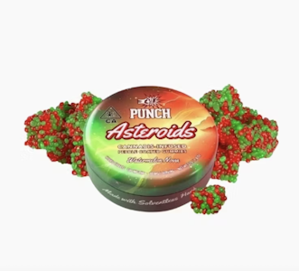 PUNCH EDIBLES & EXTRACTS - PUNCH 100mg Watermelon Nova Asteroids Gummies 10pc