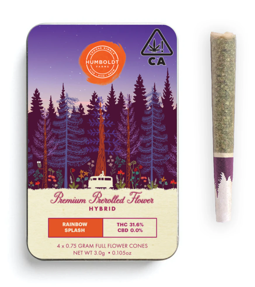 Humboldt Farms - Humboldt Farms - Rainbow Splash - 3.0g Pre-Roll - 4pk Main Image