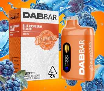 Dabwoods - Blue Raspberry Slushee - 1g All-In-One DabBar ...