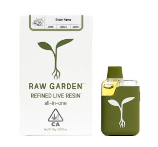 Raw Garden - Raw Garden - Blueberries Lemonade - 1g Refined Live Resin All-In-One Vape
