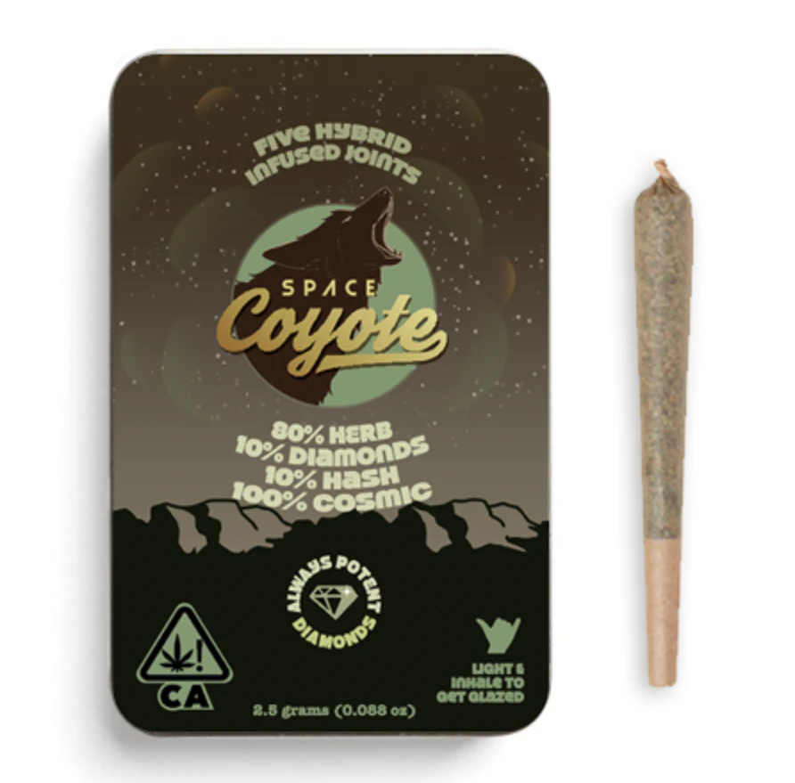 Space Coyote - Space Coyote - Hybrid - 2.5g Infused Joints - 5pck Main Image