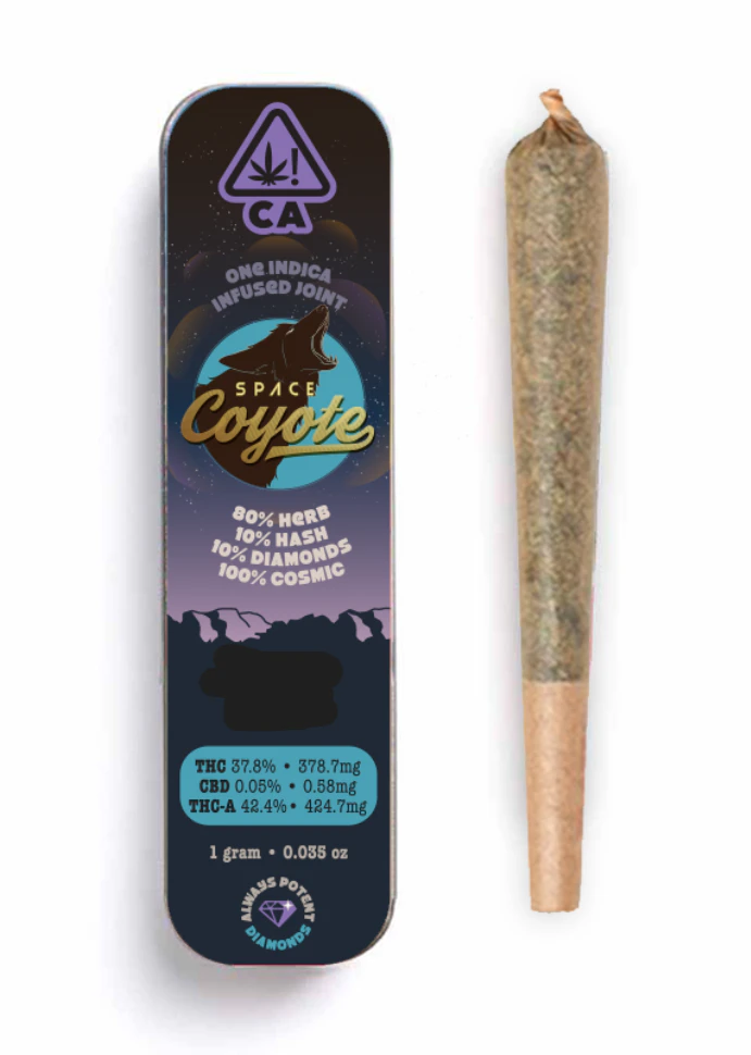 Space Coyote - Space Coyote - Java Lava Cake FINAL SALE - 1g Doubled Infused Joint Main Image