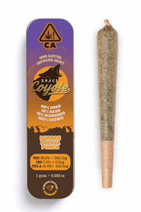 SPACE COYOTE - Space Coyote - Durban Papya Punch FINAL SALE - 1g Doubled Infused Joint