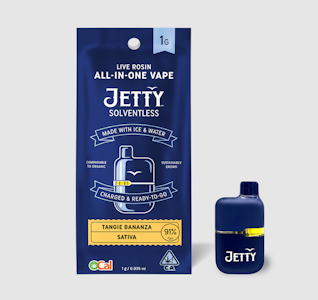 JETTY EXTRACTS - AIO (Mini Tank) - Tangie Spritz (OCAL Solventless) - 1g (S) - Jetty