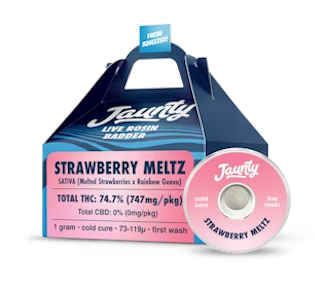 Jaunty | Strawberry Meltz Badder | Live Rosin Badder