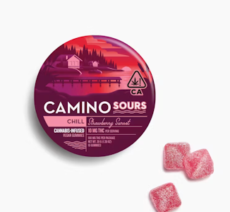 CAMINO - CAMINO 100mg Sour Strawberry Sunset Gummies 20pk