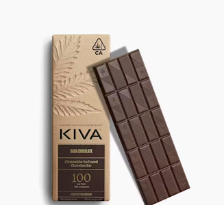 KIVA - KIVA 100mg Dark Chocolate Bar