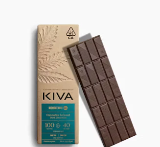 KIVA - KIVA 5:2 CBN Midnight Mint Dark Chocolate Bar