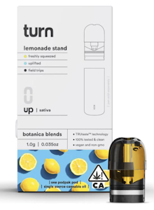 TURN - lemonade stand | 1g pod | botanica blends | up | turn