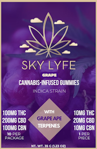 Sky Lyfe - Sky Lyfe - Grape Gummies - 100mg