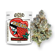 Claybourne Co. - 3.5g Gold Cuts - Strawberry C.R.E.A.M.