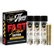 Claybourne Co. -  6pk Flyers Full Flower Prerolls - Fast Lane