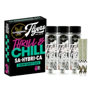Claybourne Co. - Flyers Full Flower -  6pk Pre Rolls - Thrill & Chill 