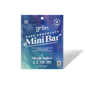 Gron | Dark Chocolate w/ Sea Salt | 1:1 CBN:THC | Mini Bar | Sleepy Indica