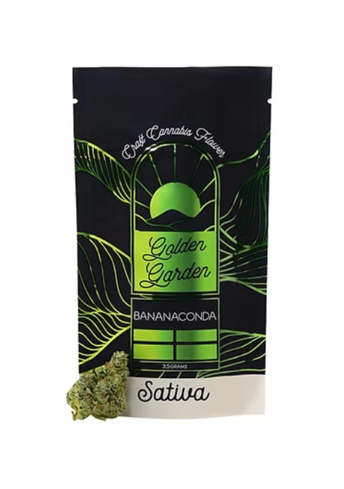 Golden Garden - Golden Garden - Bananaconda - 28.50% THC - 3.5g - Dry Flower Main Image