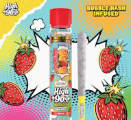 HIGH 90s 1G Strawberry Bomb Hash Infused Preroll