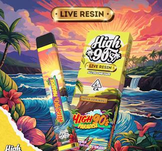 HIGH 90s - HIGH 90s 1G Paradise Live Resin Disposable