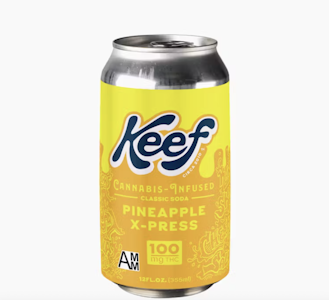 KEEF - KEEF 100mg Pineapple Xpress Soda Xtreme Beverage
