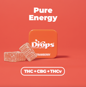 Drops 1:1:2 CBG Strawberry Gummy Singles 2ct
