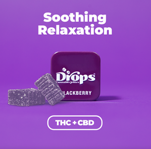 DROPS - Drops 2PK 2:1 CBD Blackberry Gummy Single