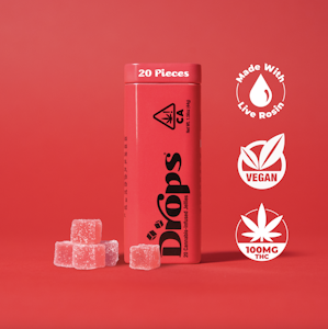 DROPS - Drops 100mg Cherry Gummies 20ct