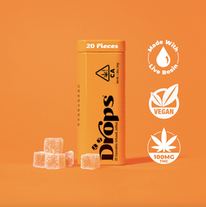 DROPS - Drops 100mg Orange Gummies 20ct