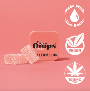 DROPS - Drops 100mg Watermelon Gummy Singles 2ct