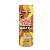 Uncle Arnies 100mg Orange Soda Pop Beverage