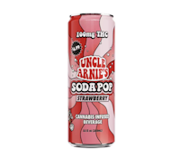 Uncle Arnies 100mg Strawberry Soda Pop Beverage